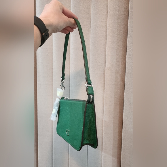 COACH Pouch Bag With Signature Canvas - Picture 8 of 15